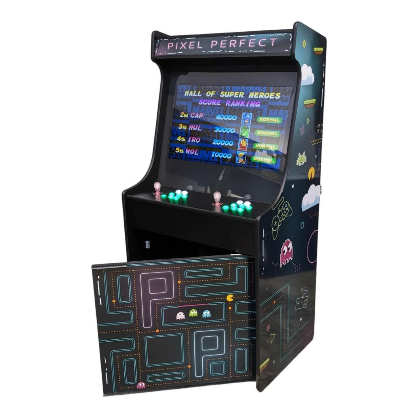 Deluxe 32 Arcade Machine - Pixel Perfect Theme