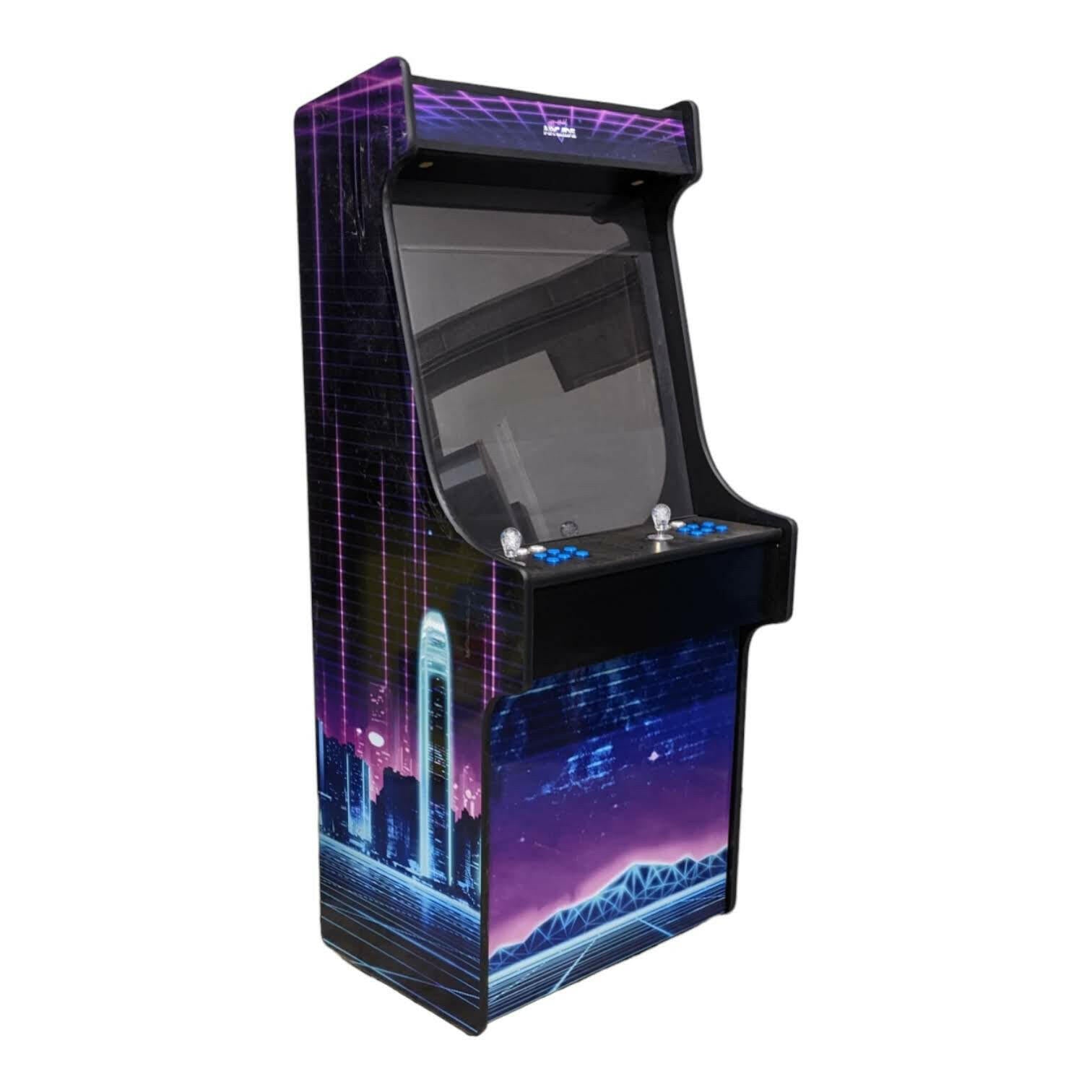 Deluxe 27 Arcade Machine - Pixel City Theme – Roll Model Arcade