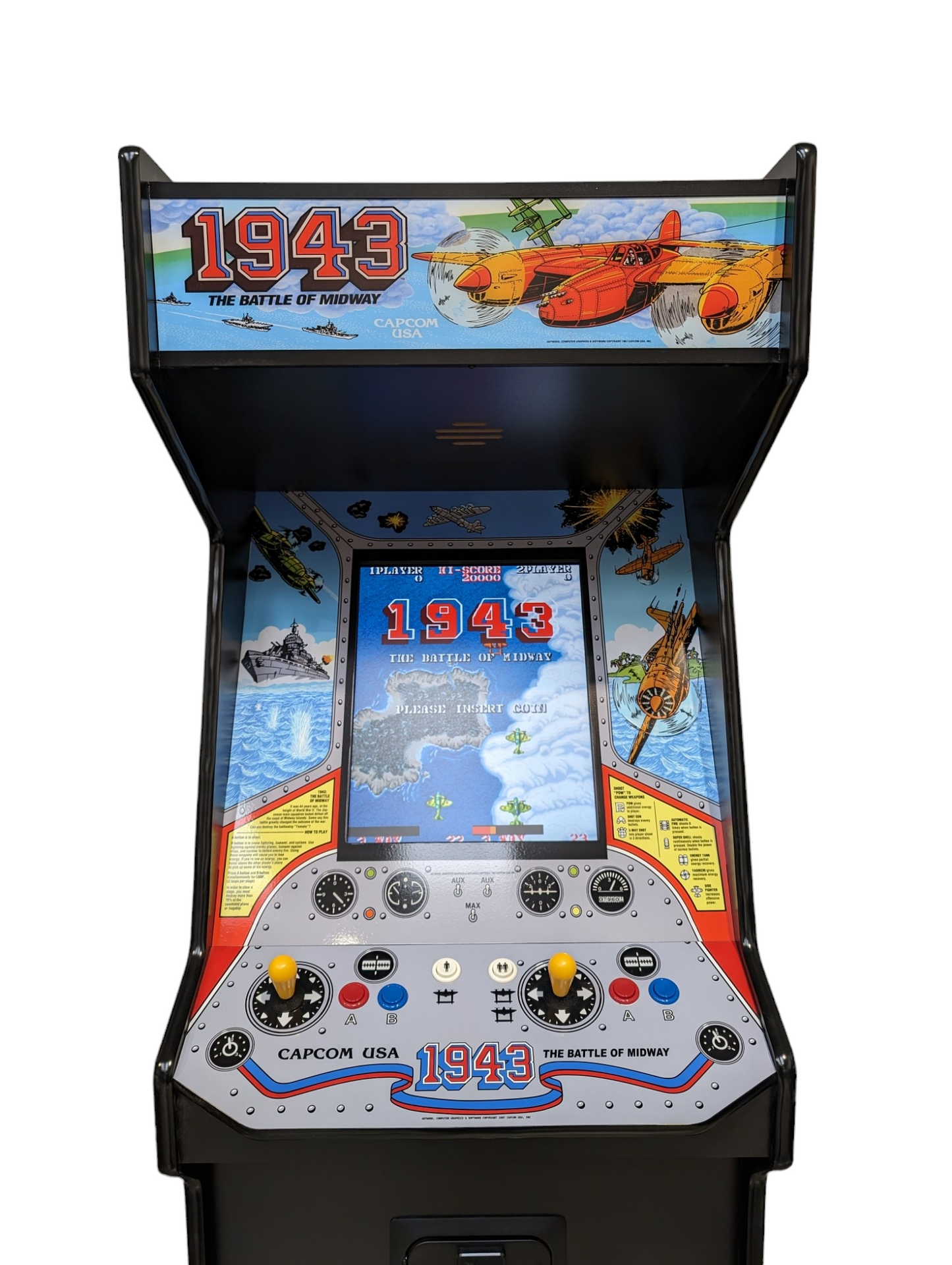 1943 Arcade Machine - Accurate Replica