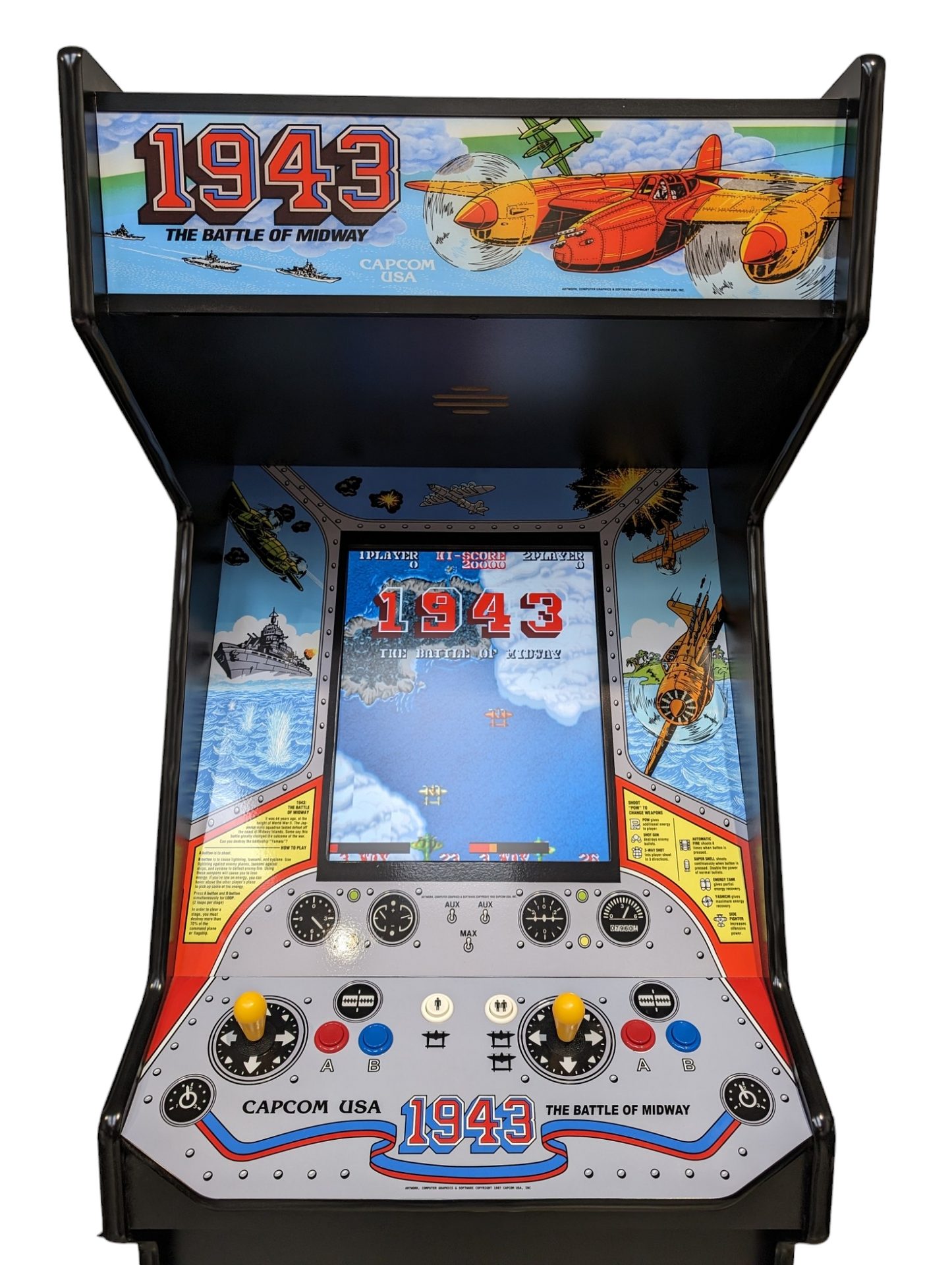 1943 Arcade Machine - Accurate Replica