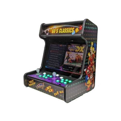 Akedo Bartop Arcade Machine - 80s Theme