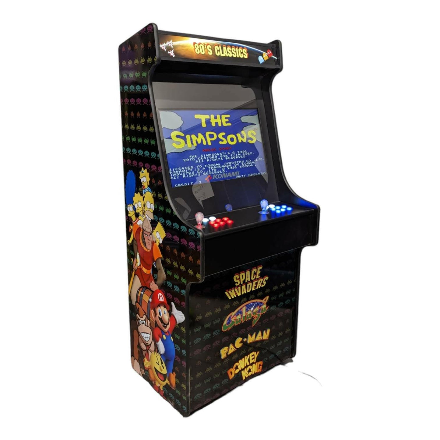 Deluxe 27 Arcade Machine - 80s Theme