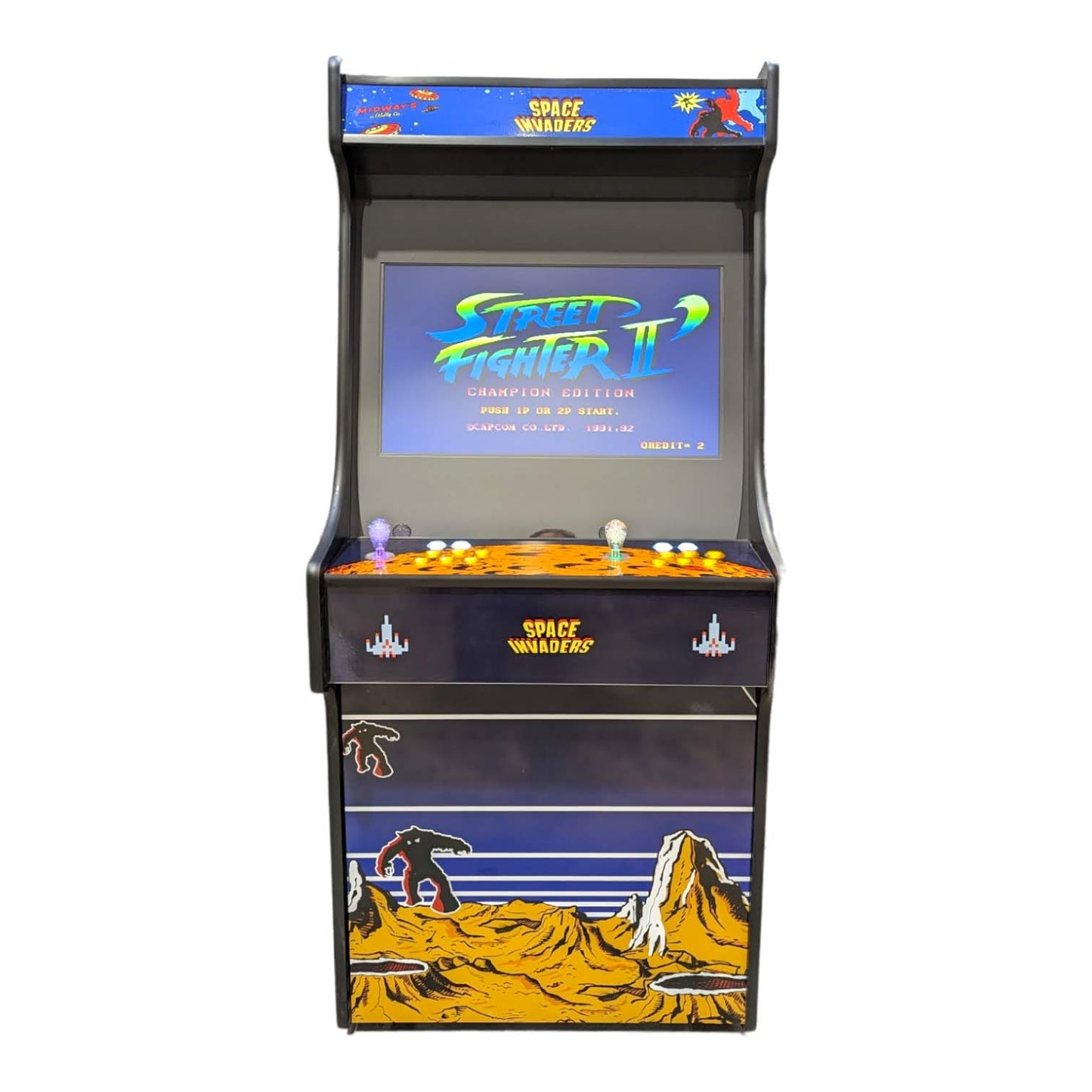 Deluxe 27 Arcade Machine - Space Invaders Theme