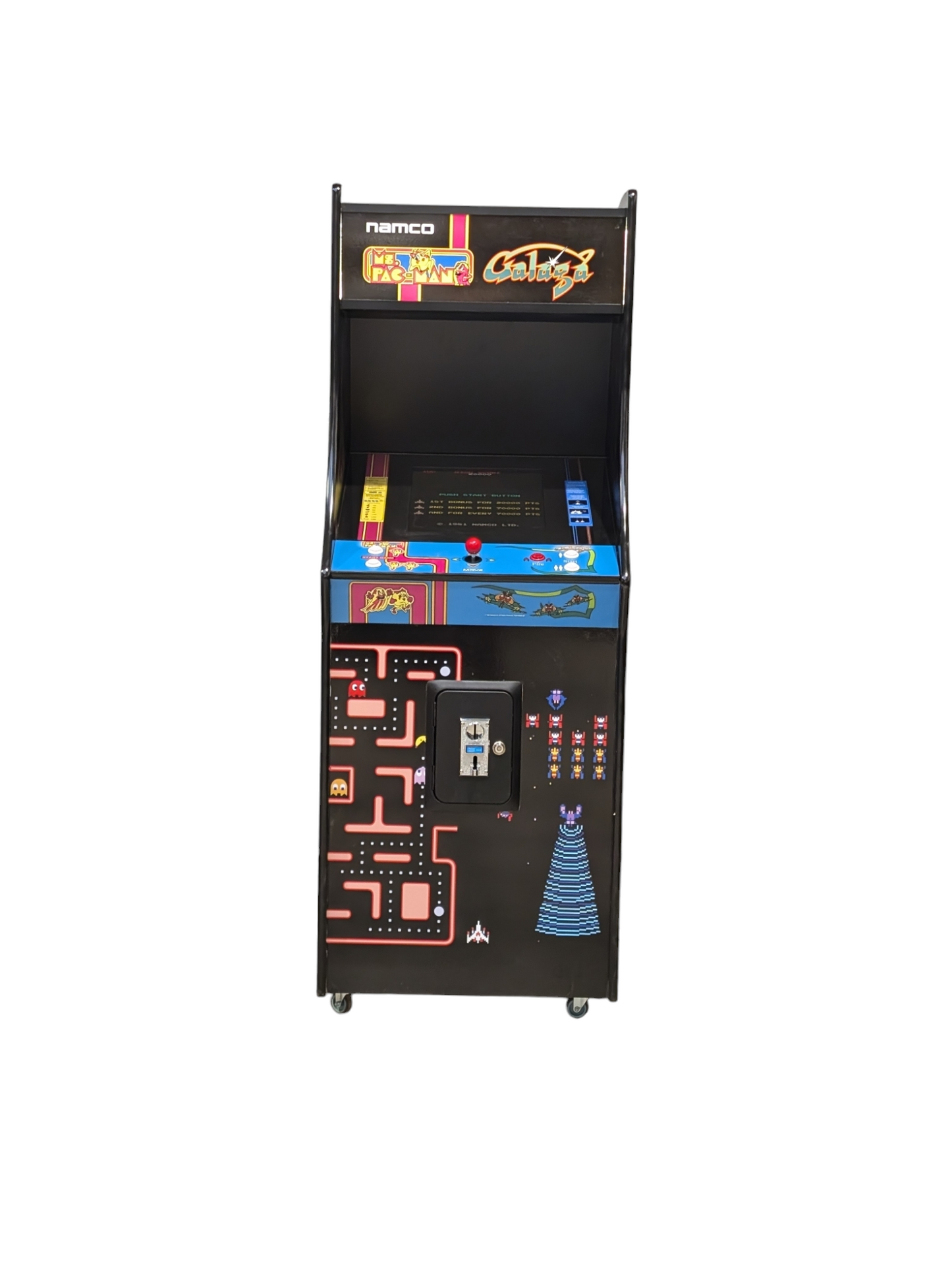 Ms Pacman and Galaga Anniversary Arcade Machine - Accurate Replica